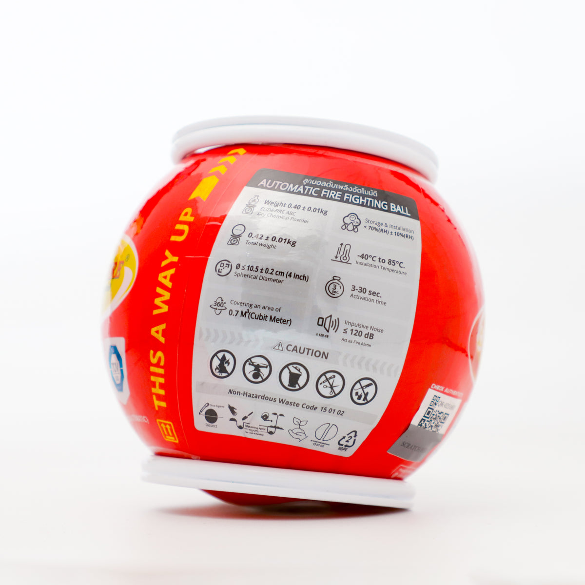 ELIDE FIRE® Automatic Fire Extinguishing Ball (0.4 kg)